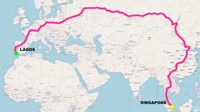 史诗般的世界最长火车旅程