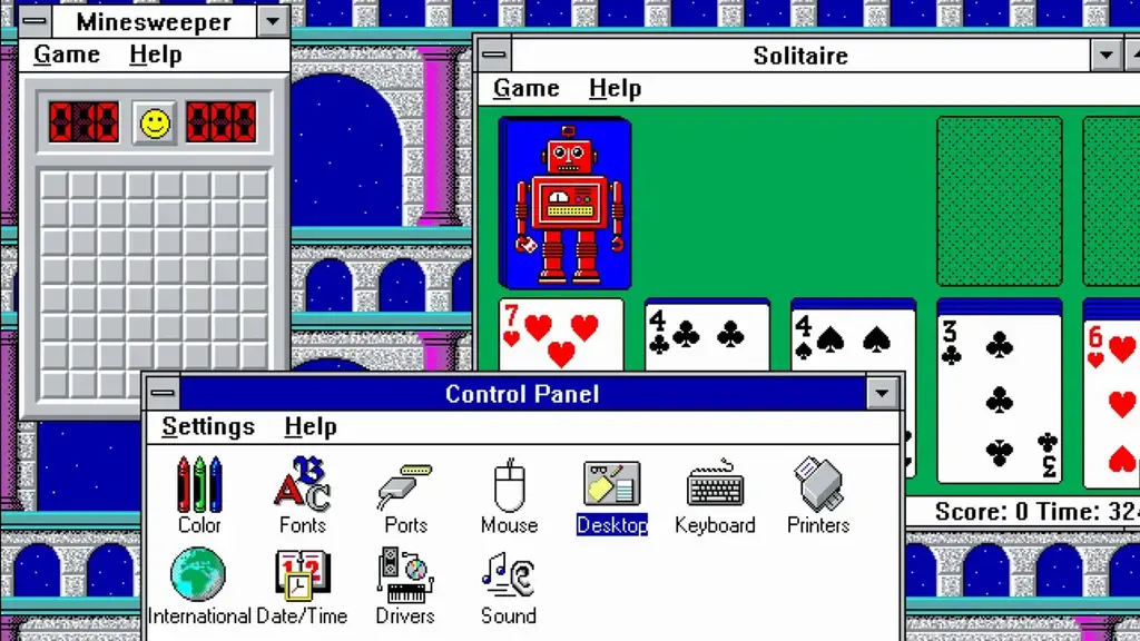 赛博考古:Windows 3.1诡异的红黄配色是咋回事