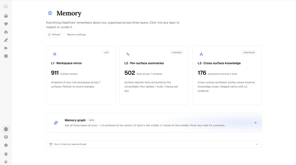 Github推荐:DeepTutor / 港大开源的AI辅导系统