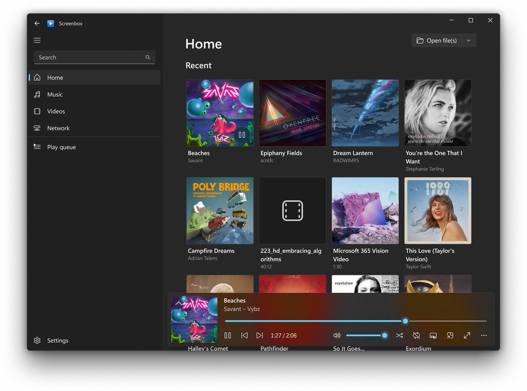 Github推荐：Screenbox / 面向Windows的现代媒体播放器