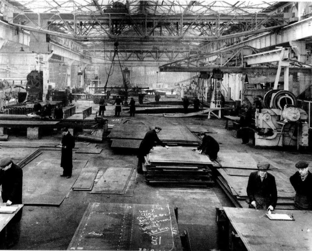 从“世界船厂”到空空的船坞：英国造船业的没落