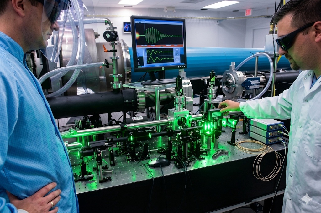 我在大学实验室里发射全美最强激光