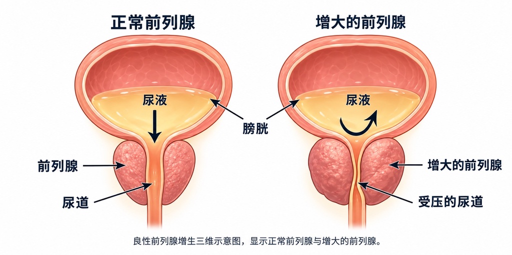 难言之隐的源头：男性尿道周围藏着前列腺增生推手