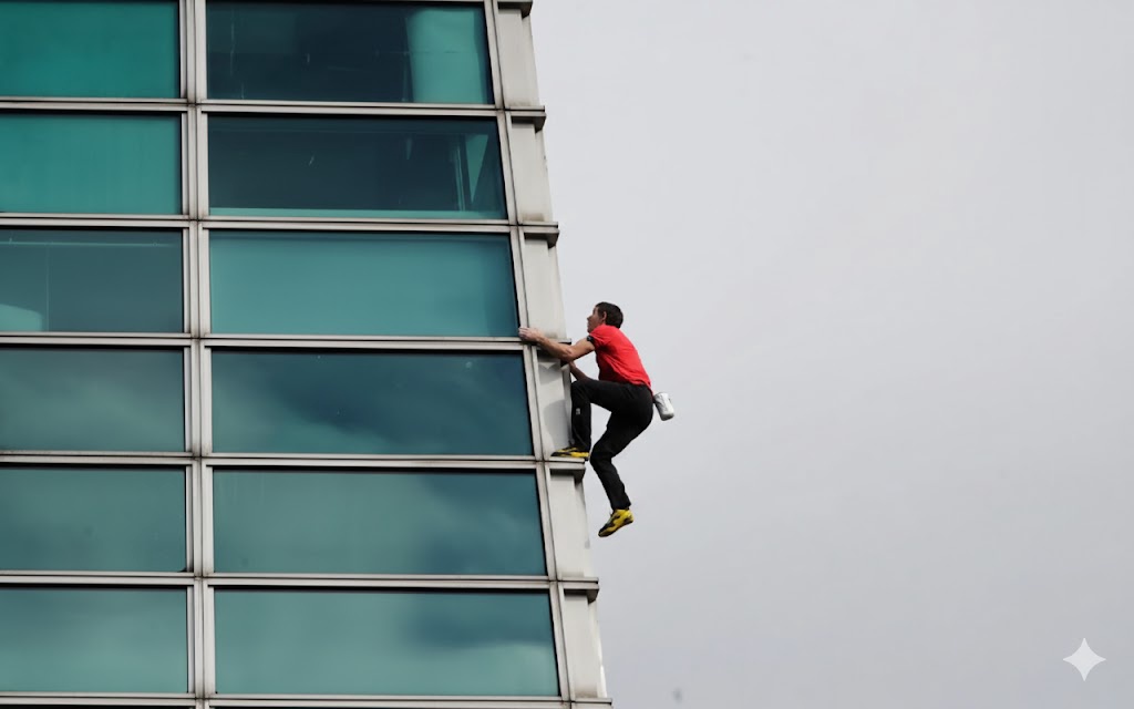 攀岩家Alex Honnold完成徒手攀爬台北101