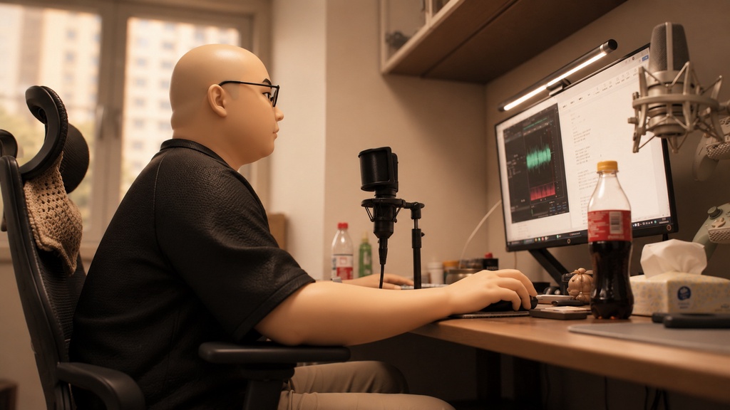 一个配音演员被迫每天自证是真人