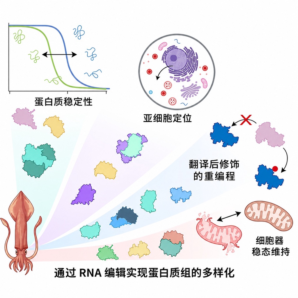 最像外星人的生物：鱿鱼能通过RNA编辑实时修饰蛋白质