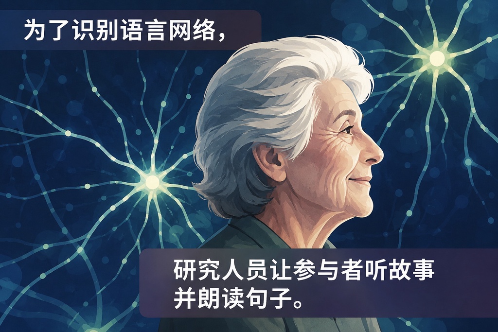 研究发现老年人的语言系统没有明显衰退