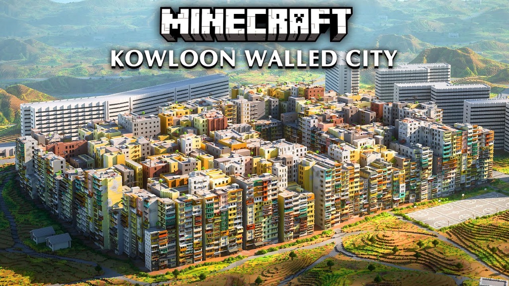 数字重生：Minecraft里的九龙城寨