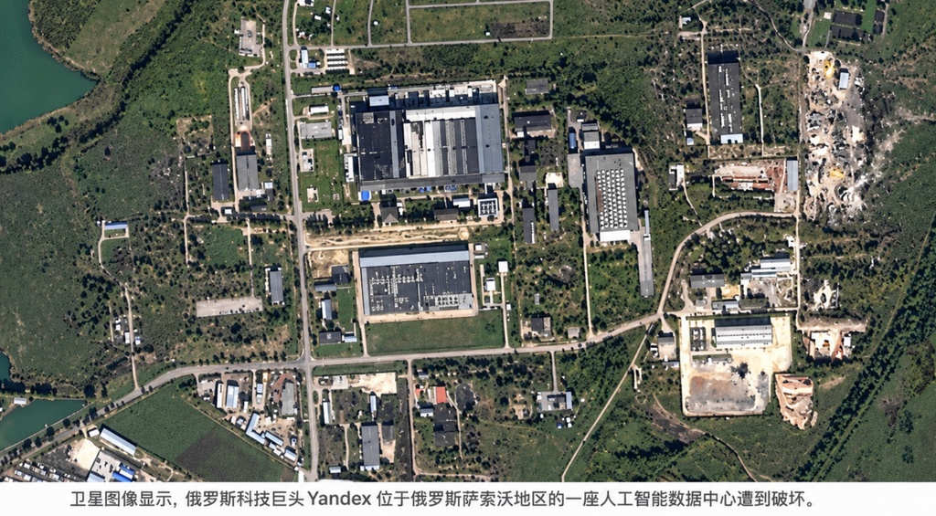 乌克兰无人机袭击Yandex数据中心