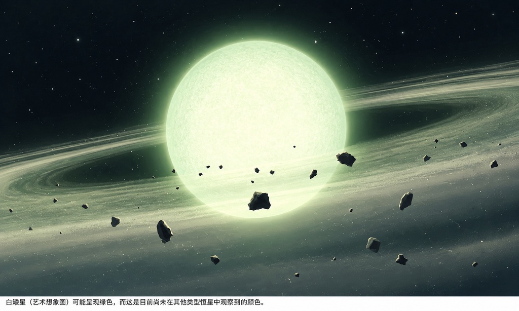 打破传统认知,白矮星竟能散发绿光