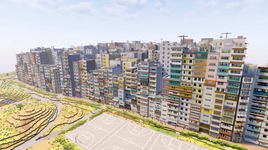 数字重生：Minecraft里的九龙城寨