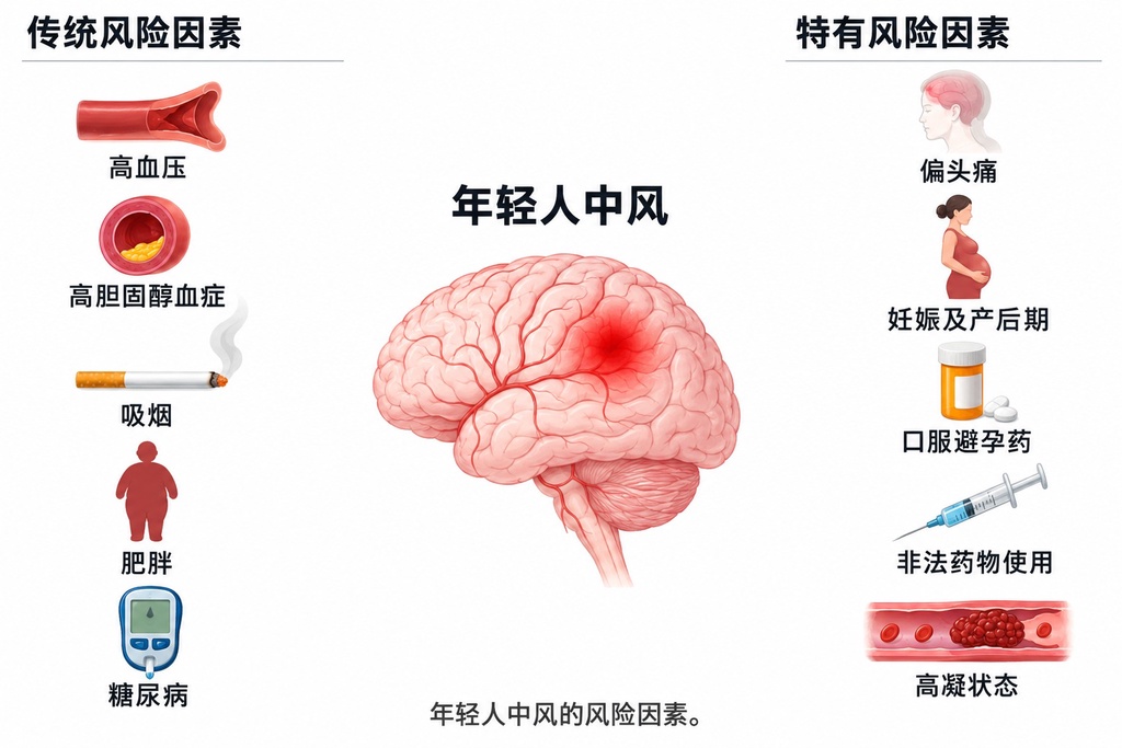 年轻一代中风发病率翻倍,血管堵塞是主因