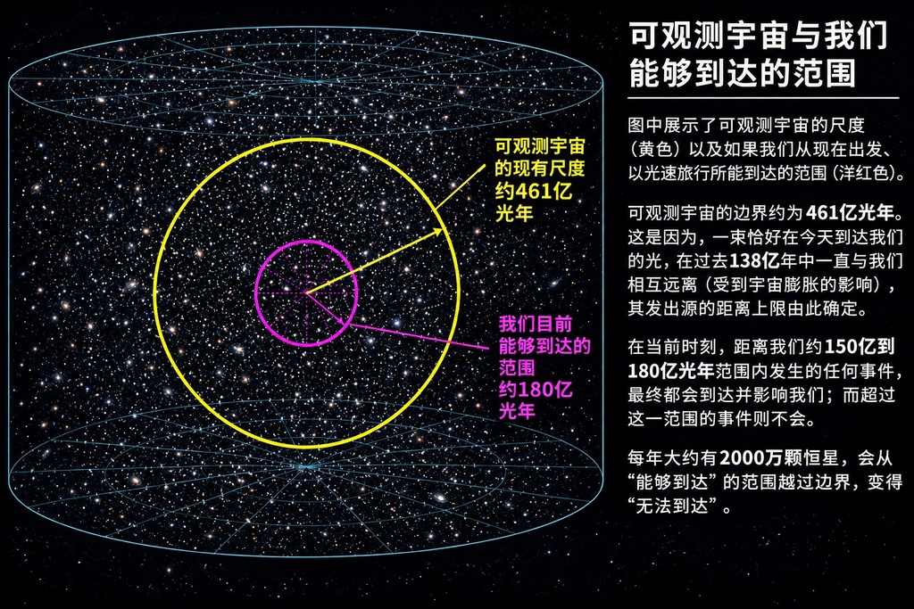 如果我们能保持1个g的加速度，多久能穿越宇宙