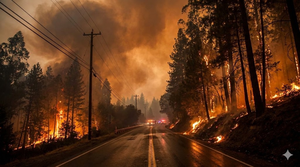 致命山火肆虐，智利陷入灾难状态