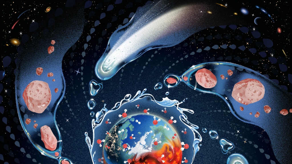 地球水可能是自己造的，而不是来自彗星