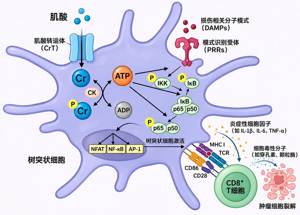 肌酸不只增肌,还能增强抗肿瘤免疫力