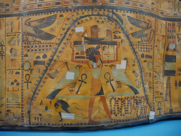 在古埃及图像中发现的银河系描绘